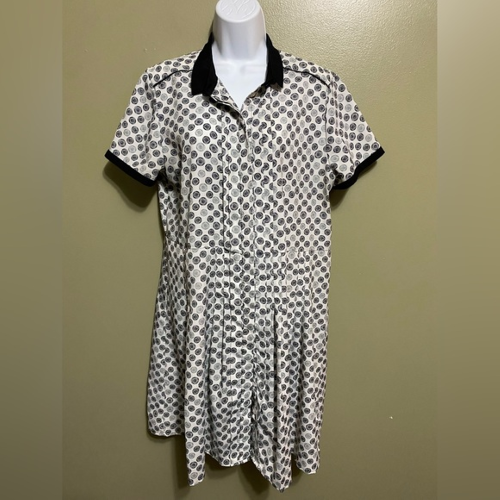 Jason Wu Shift Wagon Wheel Dress, Size XL